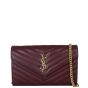 Saint Laurent Envelope Chain Wallet Front With Chain