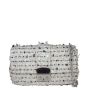 Dior Miss Dior Mini Tweed Flap Bag Front With Strap