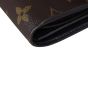 Louis Vuitton Pallas Compact Wallet Monogram Noir Corner Close Up