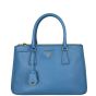 Prada Saffiano Lux Galleria Double Zip Tote Medium Front