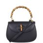 Gucci New Bamboo Top Handle Medium Front With Strap