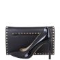 Valentino Rockstud Wristlet Flap Clutch Shoe