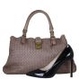 Bottega Veneta Intrecciato Roma Bag Large Shoe