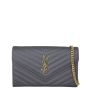 Saint Laurent Envelope Chain Wallet Front With Chain