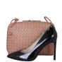 Bottega Veneta Intrecciato Nodini Crossbody Shoe