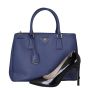 Prada Saffiano Lux Double Zip Tote Medium Shoe
