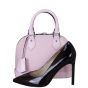 Louis Vuitton Alma BB Epi with Embroidered Strap Shoe