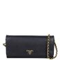 Prada Saffiano Wallet on Chain Front With Strap