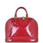 Louis Vuitton Alma PM Monogram Vernis (Rose Indian deep pink)  Front