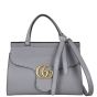Gucci GG Marmont Top Handle Bag Small Front with Strap