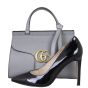 Gucci GG Marmont Top Handle Bag Small Front with Shoe