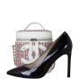 Chanel CC Tweed Vanity Case Shoe