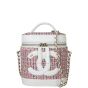 Chanel CC Tweed Vanity Case Front With Chain