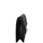 Chanel East West Scale Flap Bag Patent | Black