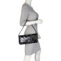 Chanel East West Scale Flap Bag Patent | Black