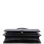Saint Laurent Sunset Chain Wallet Lizard Embossed Base