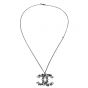 Chanel CC Crystal Pendant Necklace