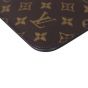 Louis Vuitton Neverfull MM Monogram pouch Corner Close Up