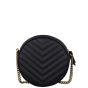 Saint Laurent Vinyle Round Camera Bag Back