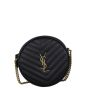Saint Laurent Vinyle Round Camera Bag Front