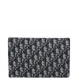 Dior Saddle Pouch Wallet on Chain Oblique Back