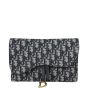Dior Saddle Pouch Wallet on Chain Oblique Front
