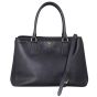 Prada Saffiano Galleria Lux Tote Medium Front With Strap