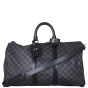 Louis Vuitton Keepall 45 Bandouliere Damier Graphite Front With Strap