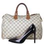 Louis Vuitton Speedy 35 Damier Azur Shoe