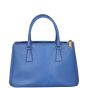 Prada Saffiano Lux Galleria Double Zip Tote Small Back