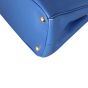 Prada Saffiano Lux Galleria Double Zip Tote Small Corner Close Up