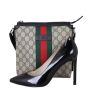 Gucci Web Messenger Bag Canvas Shoe