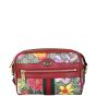 Gucci GG Supreme Ophidia Flora Mini Shoulder Bag Front