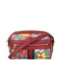 Gucci GG Supreme Ophidia Flora Mini Shoulder Bag Front With Strap