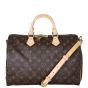 Louis Vuitton Speedy 35 Bandouliere Monogram Front With Strap