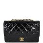 Chanel Quilted Diana Patent Flap Bag Front