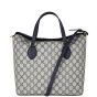 Gucci GG Supreme Foldover Tote Front With Strap