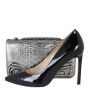 Chanel Python Clutch on Chain Shoe