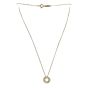 Tiffany & Co. Atlas Pierced Pendant 18k Yellow Gold Diamond Necklace
