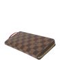Louis Vuitton Clemence Wallet Damier Ebene Corner Distance