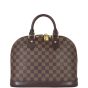Louis Vuitton Alma PM Damier Ebene with Strap Back