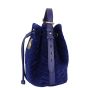Gucci GG Marmont Bucket Bag Velvet Side