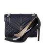 Saint Laurent Monogram Mix Matelasse Envelope Chain Bag Medium Shoe