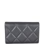 Chanel Embellished CC Compact Wallet Back