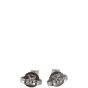 Tiffany & Co Solitaire Platinum Diamond Earrings Back