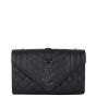 Saint Laurent Monogram Mix Matelasse Envelope Chain Bag Small Front