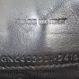 Saint Laurent Monogram Envelope Chain Wallet Croc-embossed