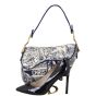 Dior Saddle Bag Toile de Jouy Reverse