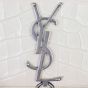 Saint Laurent Kate Tassel Chain Bag Small Croc-Embossed