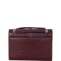 Saint Laurent Envelope Chain Bag Medium Croc-Embossed